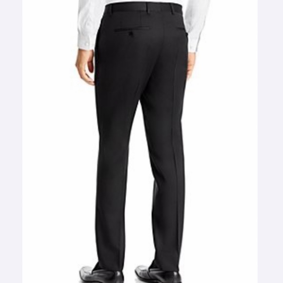 Michael Kors Classic Fit Flat Wool Dress Pant - Picture 2 of 4